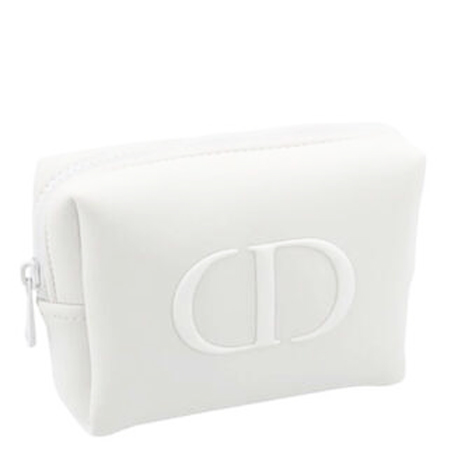 Dior White Makeup Cosmetic Bag 